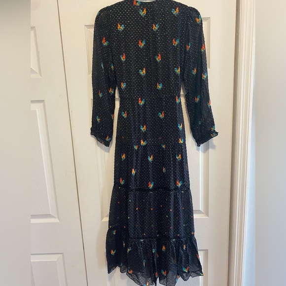 Farm Rio Chicken pattern Dress size Small - Picture 2 of 6